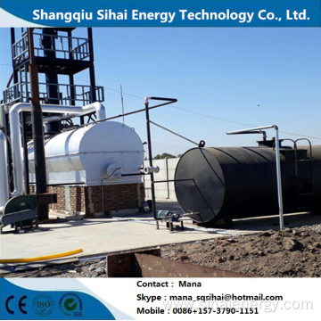 Used Plastic Oil Distillation to Diesel Facility